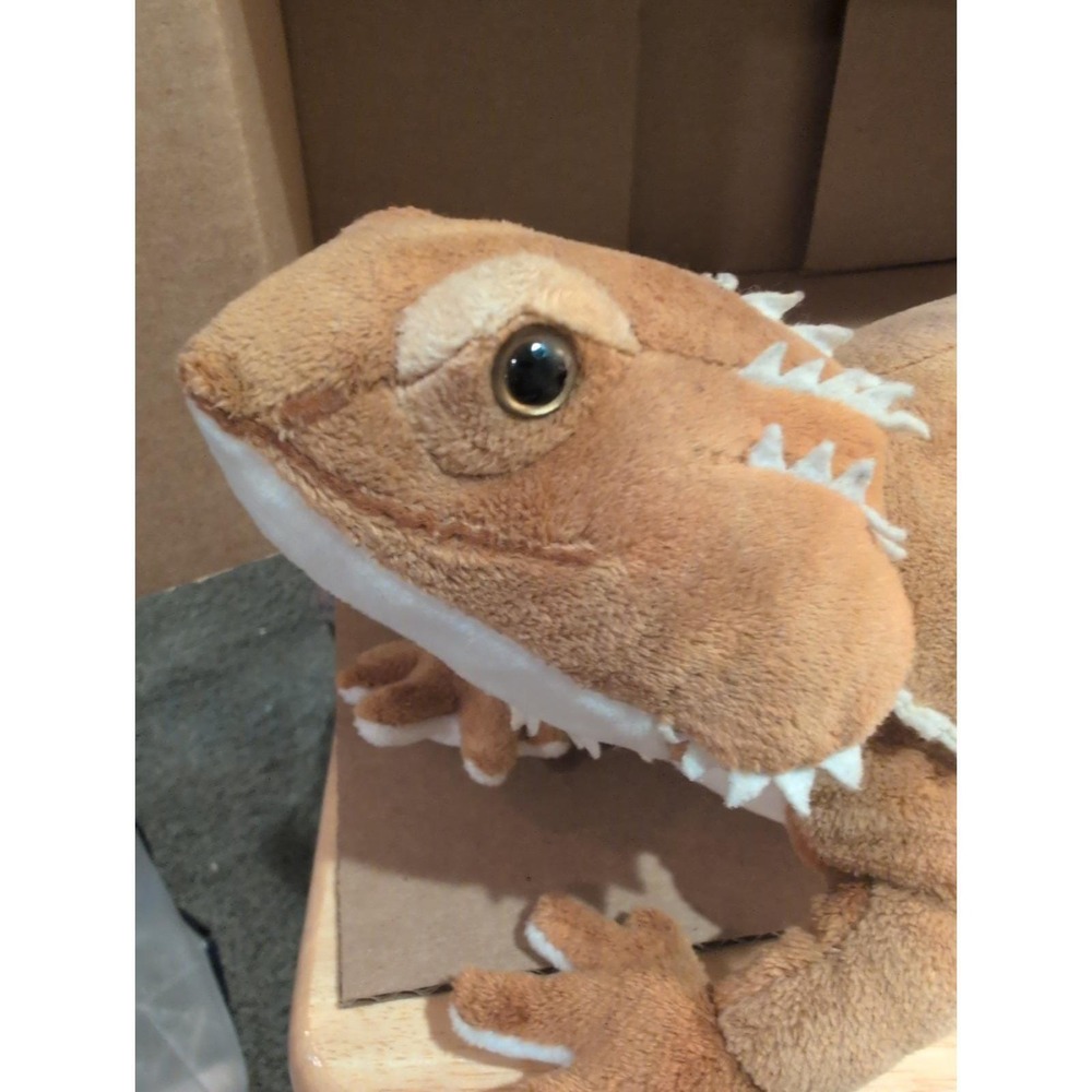 RARE Adore Pogo The Bearded Dragon Lizard Stuffed Animal 20" Plush Toy